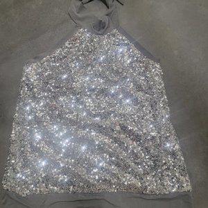 Shimmer Torrid Halter Top